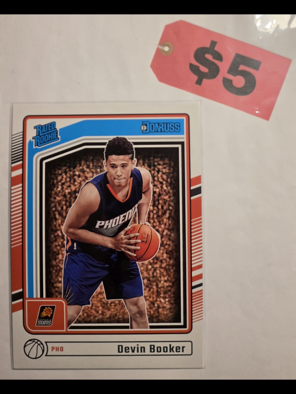 Devin Booker 2024-2025 Donruss Rated Rookie 5"×7" NBA Phoenix Suns